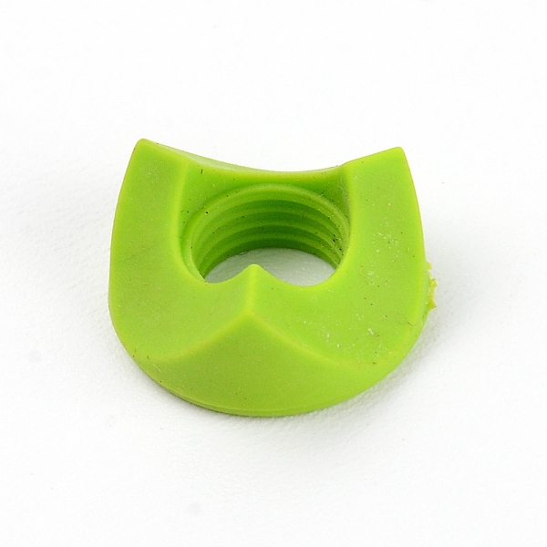 

PandaHall Silicone Pencil Gripper for Kids, Yellow Green, 16x8mm Silicone