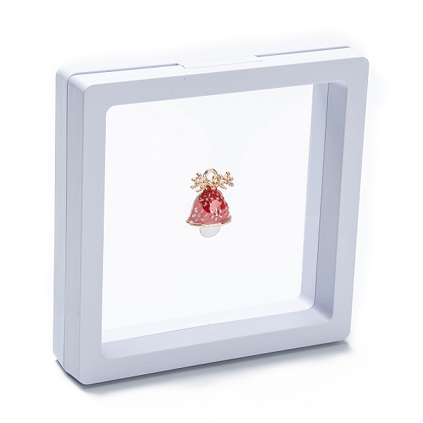 Square Transparent PE Thin Film Suspension Jewelry Display Box