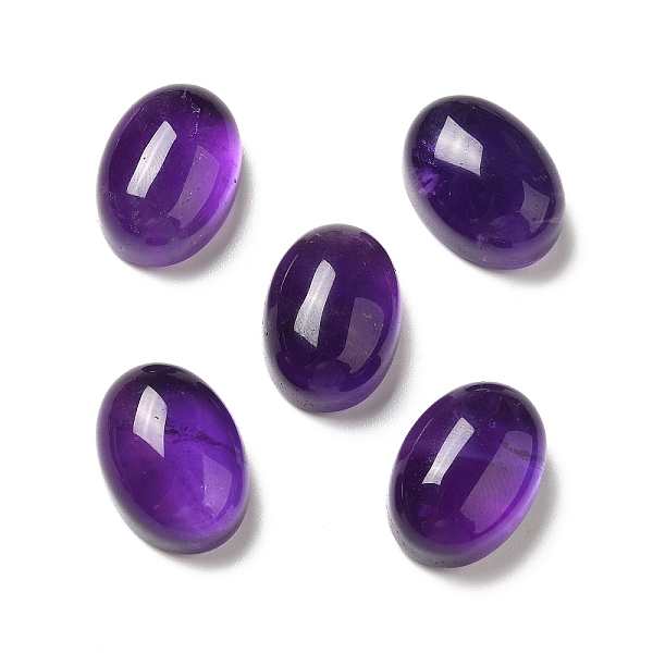 

PandaHall Natural Amethyst Cabochons, Oval, 18x13x8.5mm Amethyst Oval