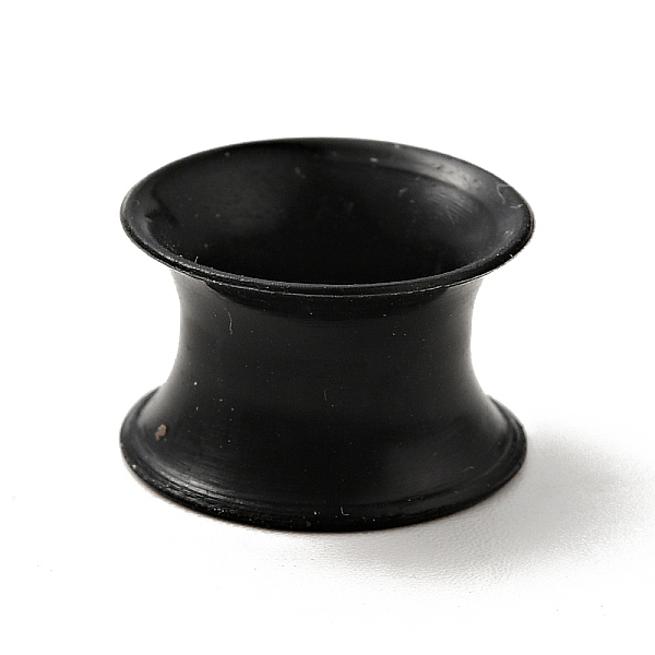 

PandaHall Silicone Ear Plugs Gauges, Tunnel Ear Expander for Men Women, Black, 9x14mm, Pin: 9.5mm Silicone Black