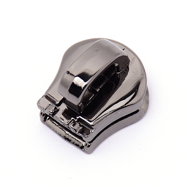 

PandaHall Zinc Alloy Replacement Zipper Sliders, for Luggage Suitcase Backpack Jacket Bags Coat, Gunmetal, 18.5x17x14mm, Hole: 5x8mm Alloy