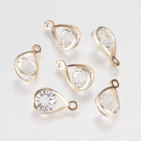 Glass Rhinestone Pendants