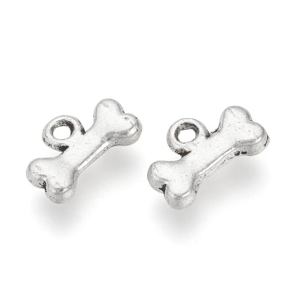 

PandaHall Tibetan Style Alloy Charms, Bone, Cadmium Free & Lead Free, Antique Silver, 7x11x2.5mm, Hole: 1.5mm, about 2320pcs/1000g Alloy...