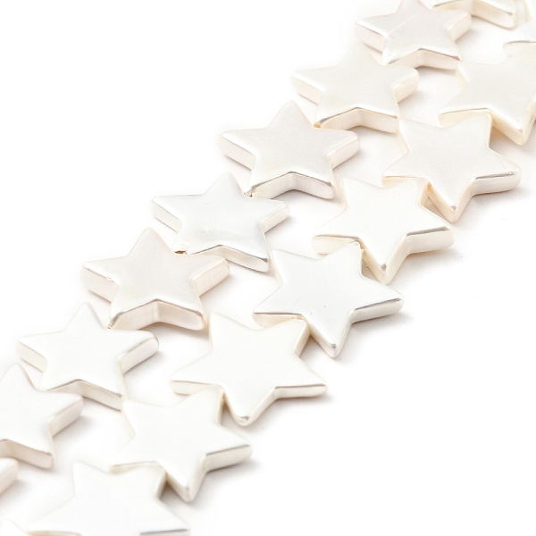 

PandaHall Natural Shell Beads Strands, Star, Seashell Color, 14~18x13~16x3~3.5mm, Hole: 1mm, about 32pcs/strand, 15.94 inch(40.5cm) Other...
