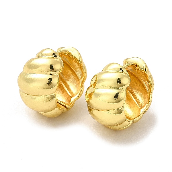 

PandaHall Rack Plating Brass Croissant Hoop Earrings for Women, Lead Free & Cadmium Free, Real 18K Gold Plated, 15.5x17x11.5mm, Pin: 0.8mm...