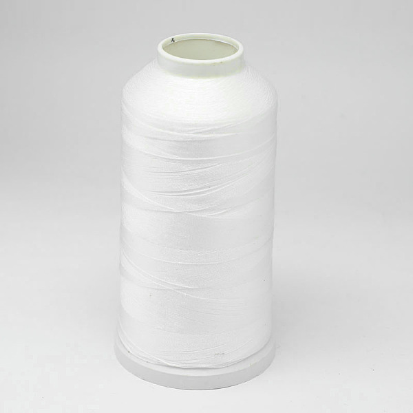 

PandaHall Nylon Thread, For Tassel Making, White, 0.3mm, about 1093.61 yards(1000m)/roll Nylon White