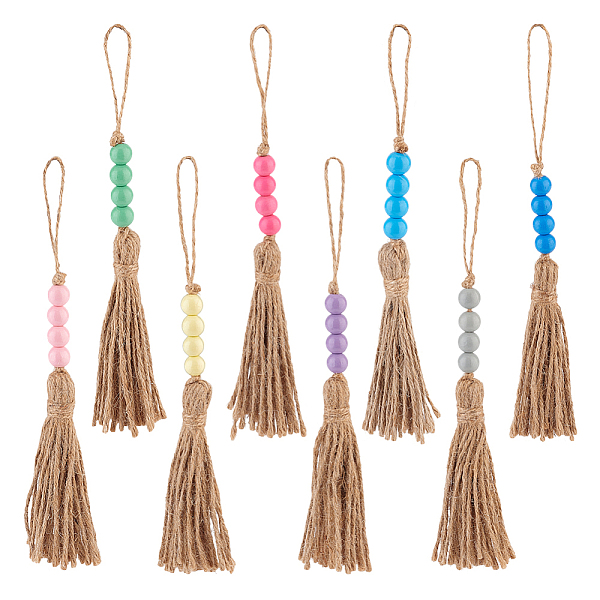 Round Wood Beads Pe… - image