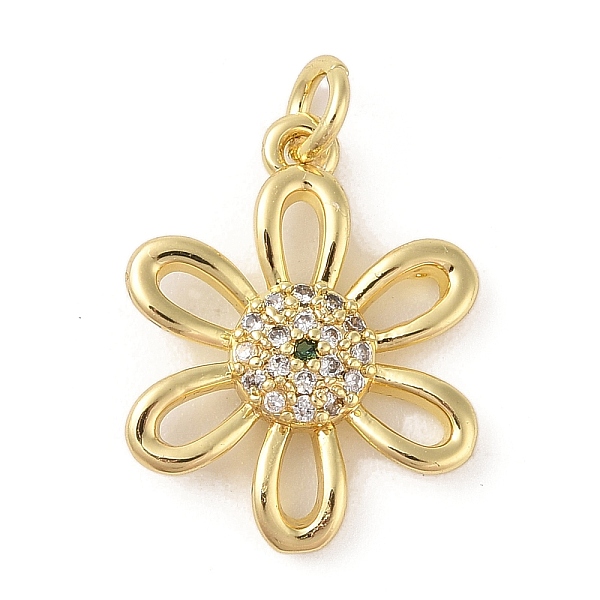 Brass Micro Pave Cl… - image