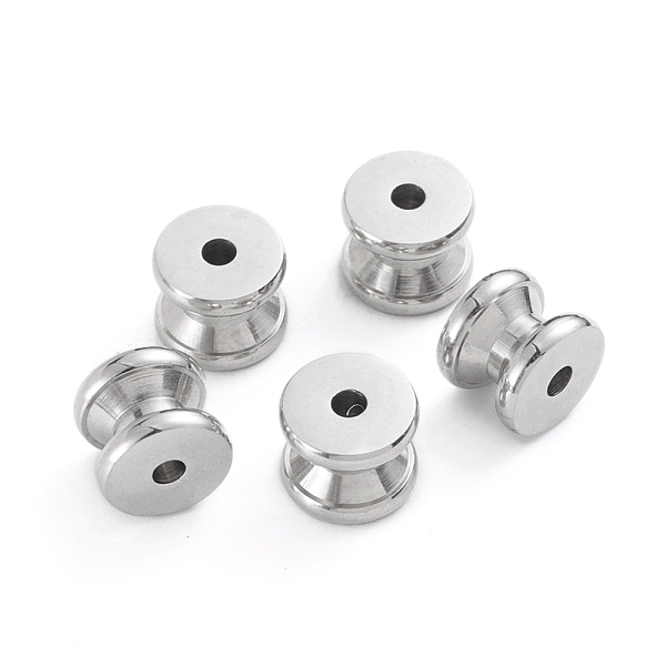 

PandaHall 201 Stainless Steel Beads, Grooved Beads, Column, Stainless Steel Color, 10x8mm, Hole: 2.5mm 201 Stainless Steel Column