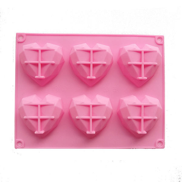 Food Grade Silicone Heart-shaped Molds Trays