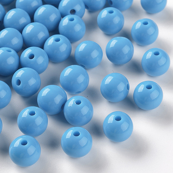 Opaque Acrylic Beads - image