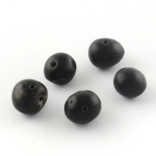 

PandaHall Buddhism Jewelry Findings, Natural Bodhi Beads, Dyed, Flat Round, Dyed, Black, 11~11.5x12.5~14.5x12.5~14.5mm, Hole: 1.5mm Bodhi...