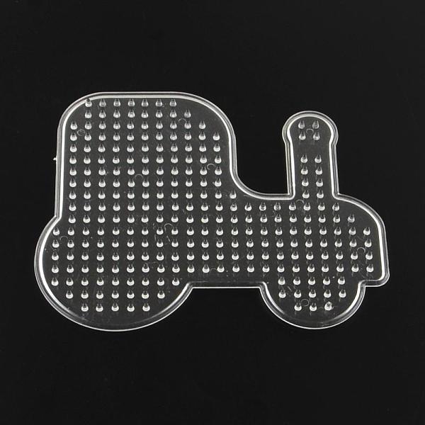 

PandaHall Car ABC Plastic Pegboards used for 5x5mm DIY Fuse Beads, Clear, 99x119x5mm Plastic Vehicle Clear