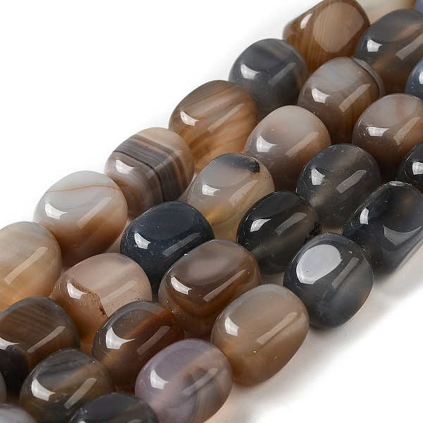 

PandaHall Natural Agate Beads Strands, Dyed & Heated, Cube, Slate Gray, 11~12x8~9.5x8~9.5mm, Hole: 1.2mm, about 16pcs/strand, 7.48~7.72''...