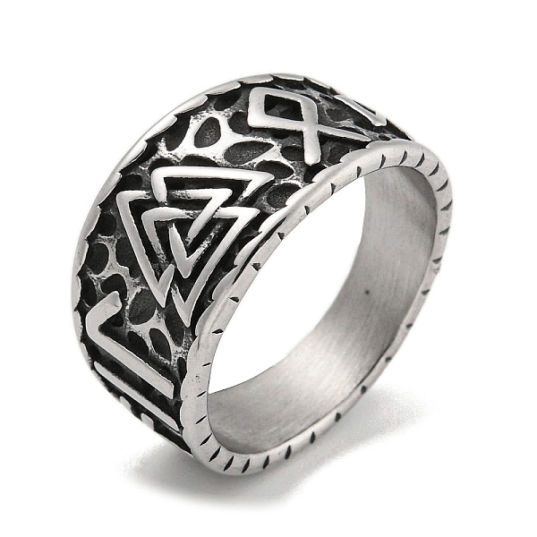 

PandaHall 304 Stainless Steel Ring, Symbol, Inner Diameter: 19mm 304 Stainless Steel Symbol