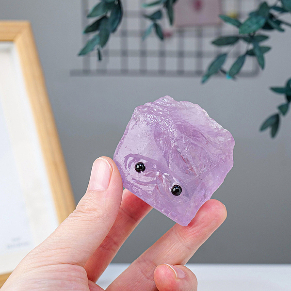 

PandaHall Natural Amethyst Sculpture Display Decorations, for Home Office Desk, Hedgehog, 48~55x38~45mm Amethyst Other Animal
