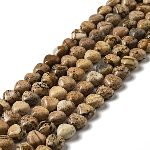 

PandaHall Natural Picture Jasper Beads Strands, Heart, 8~8.5x8~9x5mm, Hole: 1mm, about 50~51pcs/strand, 15.55~15.75''(39.5~40cm) Picture...