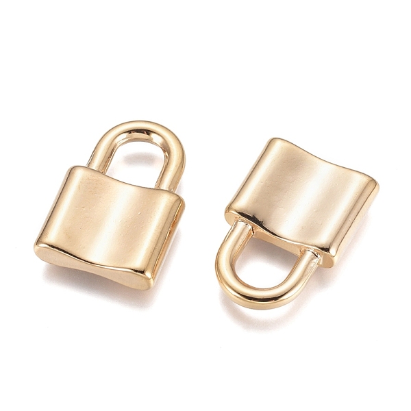 

PandaHall Vacuum Plating 304 Stainless Steel Pendants, Padlock, Golden, 22x15x4mm, Hole: 6x7mm 304 Stainless Steel Lock