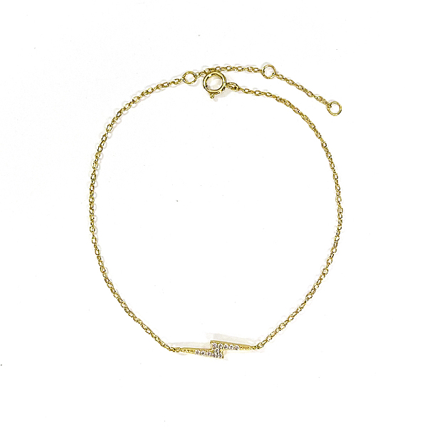925 Sterling Silver Cubic Zirconia Link Bracelets
