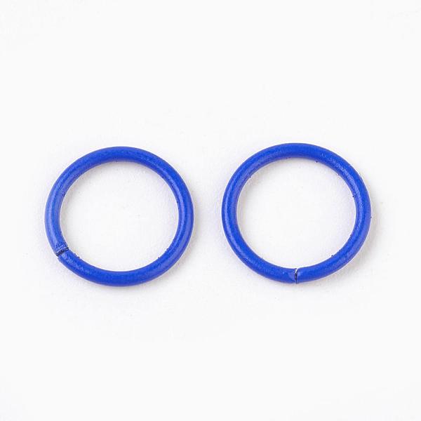 

PandaHall Iron Jump Rings, Open Jump Rings, Royal Blue, 18 Gauge, 10x1mm, Inner Diameter: 8mm Iron Blue