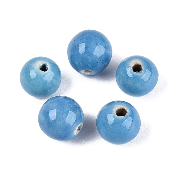 Vintage Handmade Porcelain Beads