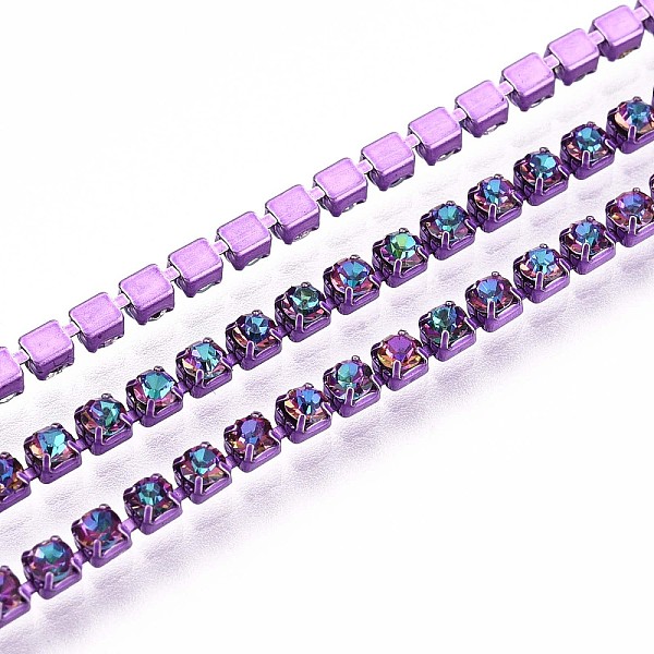 Iron Rhinestone Cup Chains