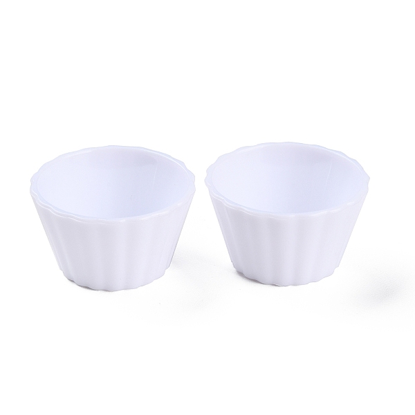 

PandaHall Mini Plastic Simulated Egg Tart Cup, Miniature Landscape Kitchen Model Dollhouse Accessories Decorations, White, 37x21mm Plastic...