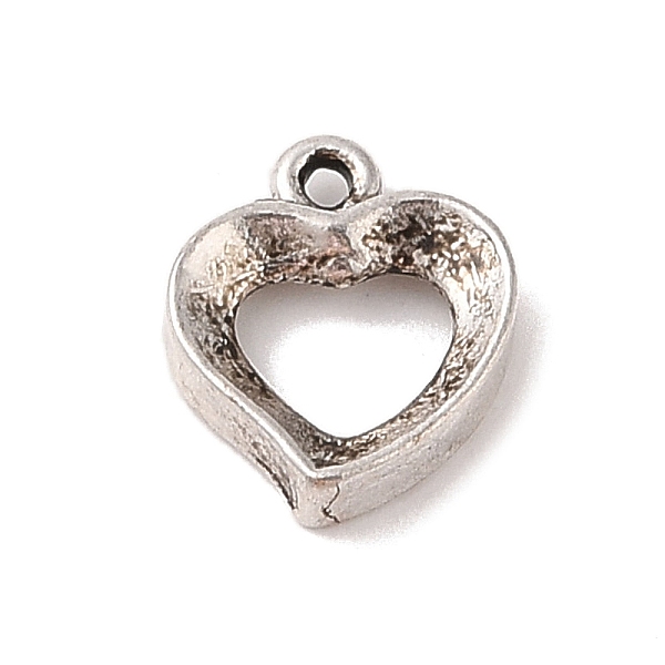 

PandaHall Tibetan Style Alloy Pendant, Cadmium Free & Lead Free, Heart, Antique Silver, 15x12.5x3.5mm, Hole: 1.8mm Alloy Heart