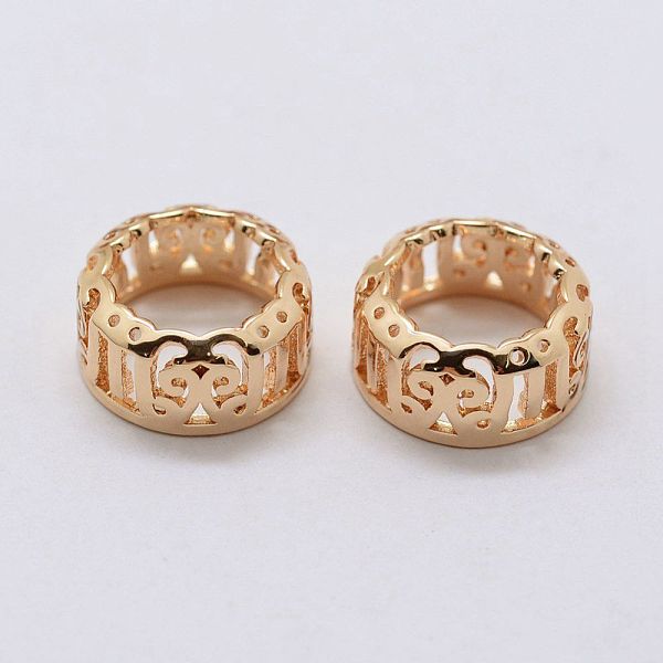 

PandaHall Brass Sew on Prong Settings, Filigree Open Back Claw Settings for Pointed Back Rhinestone, Flat Round, Light Gold, Tray: 12mm...