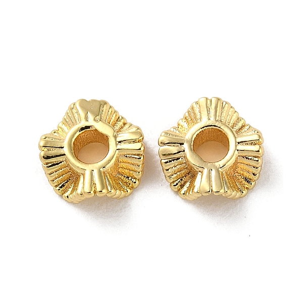 

PandaHall Brass Beads, Flat Round, Real 18K Gold Plated, 6x3mm, Hole: 2mm Brass Flat Round
