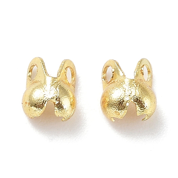 

PandaHall Brass Bead Tips, Calotte Ends, Clamshell Knot Cover, Cadmium Free & Lead Free, Golden, 4x2.5mm, Hole: 0.8mm, Inner Diameter: 2mm...