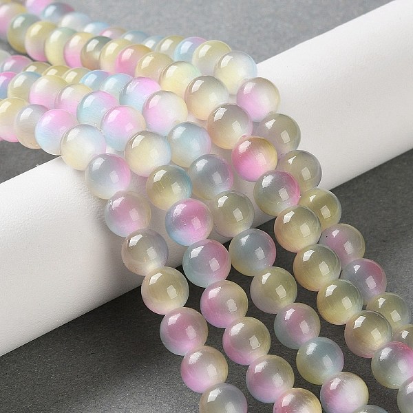 Cat Eye Beads Stran… - image