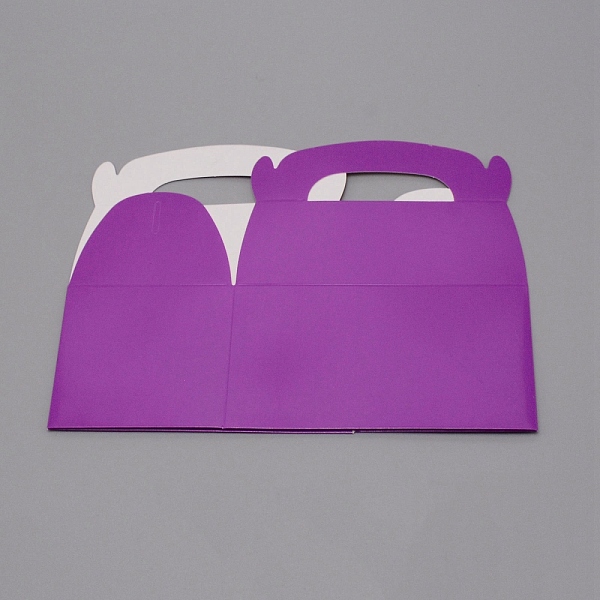 Solid Color Paper Fold Cakes Boxes