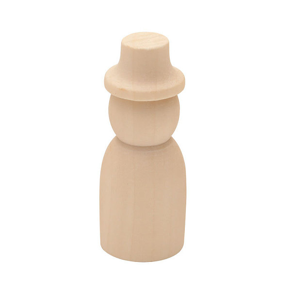 Unfinished Wooden Peg Dolls