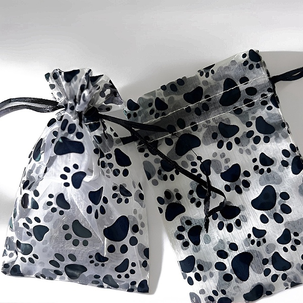 Printed Organza Dra… - image