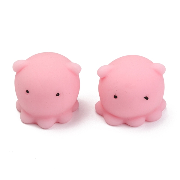 

PandaHall Octopus Shape Stress Toy, Funny Fidget Sensory Toy, for Stress Anxiety Relief, Pink, 32x32x30mm Plastic Pink