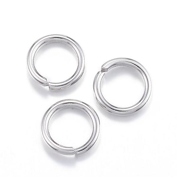 

PandaHall 304 Stainless Steel Jump Rings, Open Jump Rings, Stainless Steel Color, 18 Gauge, 6.5x1mm, Inner Diameter: 4.5mm 304 Stainless...