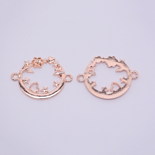

PandaHall Alloy Kitten Open Back Bezel Links, for DIY UV Resin, Epoxy Resin, Pressed Flower Jewelry, Cadmium Free & Lead Free, Flat Round...