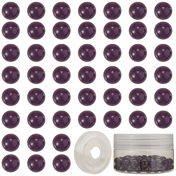 

PandaHall SUNNYCLUE DIY Bead Stretch Bracelets Making, with Natural Amethyst Round Beads and Elastic Thread, 8mm, Hole: 1mm, 100pcs/box...