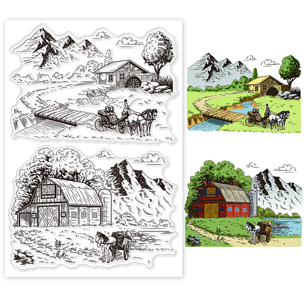 

PandaHall Custom PVC Plastic Clear Stamps, for DIY Scrapbooking, Photo Album Decorative, Cards Making, House, 160x110x3mm Plastic House...