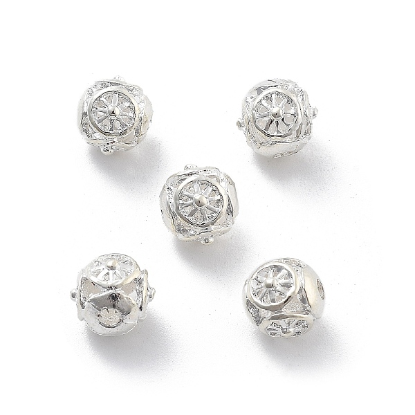 Alloy Hollow Beads - image