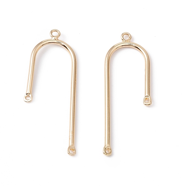 

PandaHall Rack Plating Brass Pendants, Long-Lasting Plated, Cadmium Free & Lead Free, Staff Charms, Golden, 37.5x14.5x1.5mm, Hole: 1.5mm and...