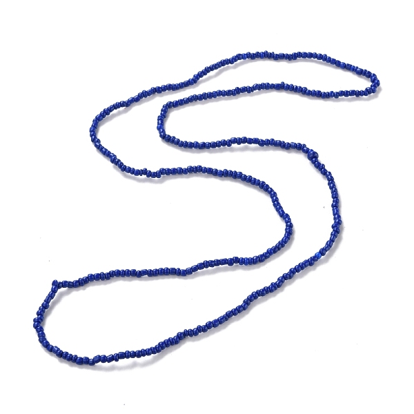 

PandaHall Waist Beads, Candy Color Glass Seed Beads Stretch Body Chain, Sunmmer Jewelry for Women, Blue, 31-1/2~31-7/8 inch(80~81cm) Glass...