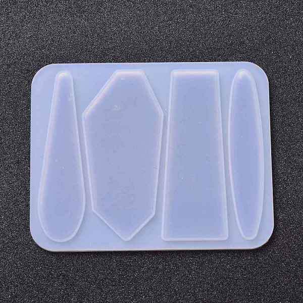 

PandaHall DIY Silicone Hair Clip Molds, Resin Casting Molds, for UV Resin, Epoxy Resin Jewelry Making, Teardrop & Rectangle & Polygon, White...