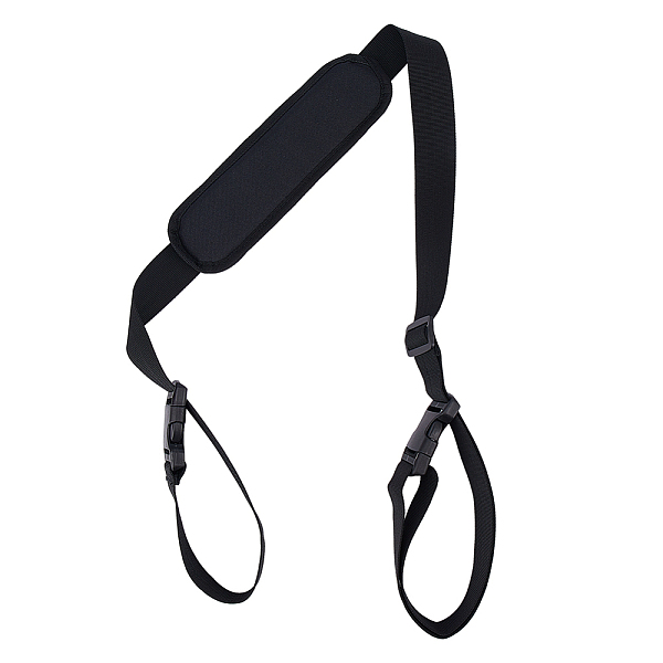 

PandaHall Polyester Carry Straps for Beach Chair, Folding Bike, Camping Accessories, with Plastic Buckles, Black, 1066~1764x38x1.5mm...