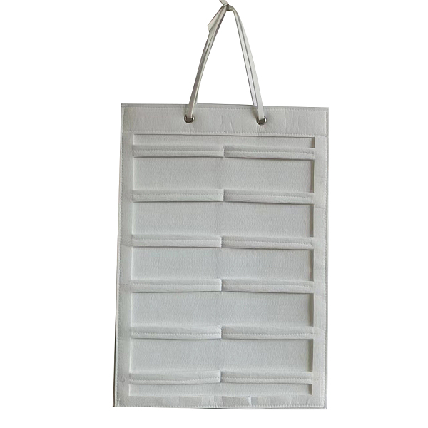 

PandaHall Wall-mounted Non-woven Fabric Claw Hair Clips Storage Bag, Rectangle, WhiteSmoke, 50x35cm Cloth Rectangle White