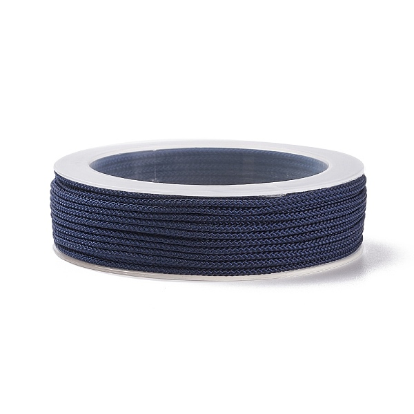 

PandaHall Braided Nylon Threads, Dyed, Knotting Cord, for Chinese Knotting, Crafts and Jewelry Making, Prussian Blue, 1.5mm, about 13.12...