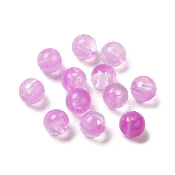 

PandaHall Transparent Acrylic Beads, Round, Violet, 8mm, Hole: 1.8mm, 1840pcs/500g Acrylic Round Purple