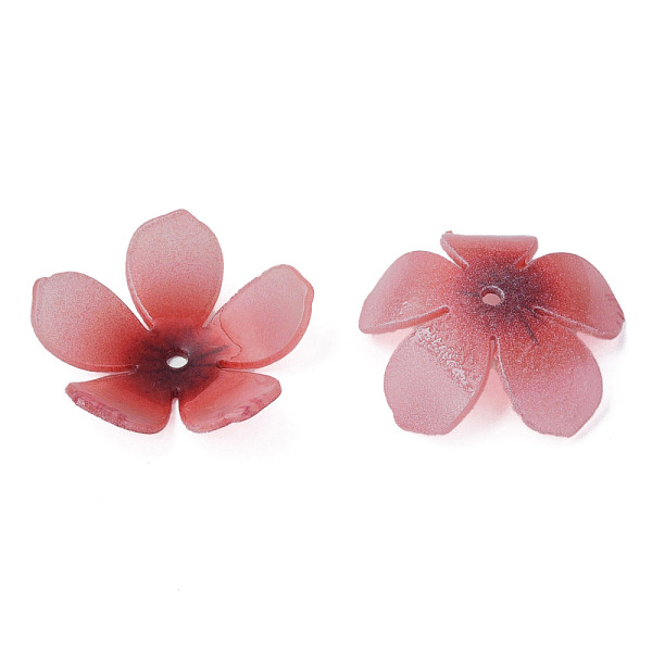 

PandaHall Plastic Beads, Flower, Salmon, 25x24x6mm, Hole: 1.6mm Plastic Flower Red