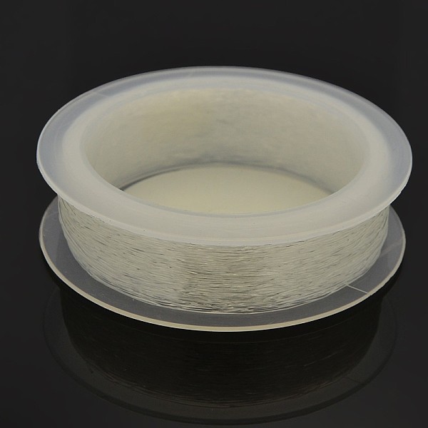 

PandaHall Korean Elastic Crystal Thread, Stretch Bracelet String, Round Beading Cord, Clear, 0.6mm, about 87.48 yards(80m)/roll TPU Round...